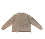 Concrete Stone Washed Crewneck Sweater