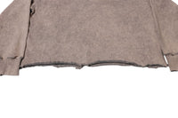 Concrete Stone Washed Crewneck Sweater