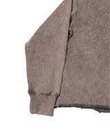 Concrete Stone Washed Crewneck Sweater